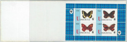 M2036 - RUSSIAN STATE, BOOKLET: WWF, Butterflies, Insects  R04.22 - Usados