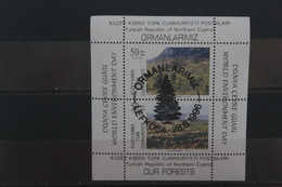 Zypern, Türk. Besetzt, 1996, Block Naturschutz, Ersttagsstempel - Gebraucht