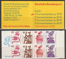 Bund 1974 Mi-Nr. MH 20dI Mit Zählbalken ** Postfrisch Unfallverhütung  ( D 2216 )  Günstige Versandkosten - 1971-2000