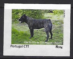 PORTUGAL - Personalized Auto-adhesive Stamp - "Fila Dog" Of São Miguel (Azores) - Dogs