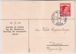 Schweiz - 1941 Tag Der Briefmarke / Journée Nationale Du Timbre -ZÜRICH - Journée Du Timbre