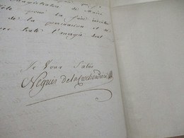 LAS Autographe Signée Colonel Charles1853 Affaires Militaires - Dokumente