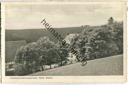 Winterberg-Hoheleye - Hotel Dienst - Foto-AK - Verlag Cramers Kunstanstalt Dortmund - Winterberg