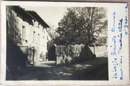 CARTE-PHOTO - Auriac Sur Vendinelle - Le Logis Sainte-Anne - Circulée 1943 - Andere Gemeenten