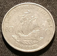 EAST CARIBBEAN STATES - 10 CENTS 1995 - Elizabeth II - 2e Effigie - KM 13 - Caribe Oriental (Estados Del)