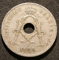 BELGIQUE - BELGIUM - 10 CENTIMES 1924 - Légende NL - Albert Ier - Type Michaux - KM 86 - 10 Cents