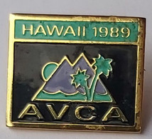 Hawaii 1989  AVCA Volleyball PIN A6/8 - Voleibol