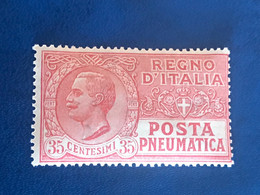 Italien 35 Centesimi 1927 Postfrisch Posta Pneumatica Michel 274 - Poste Pneumatique