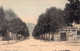 CPA Remiremont - Avenue Carnot - La Gare - Remiremont
