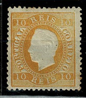 Portugal, 1870/6, # 37 Dent. 12 3/4, Tipo I, MH - Nuovi