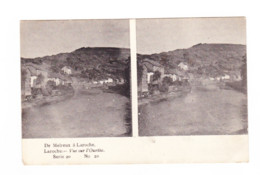 Carte Stéréoscopique  - Série 20 : De MELREUX à LAROCHE - LA ROCHE EN ARDENNE ,Vue Sur L'Ourthe   N°10  (B303) - Marche-en-Famenne