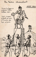 Illustrateurs & Photographes > Illustrateurs - Signés Non Classés Coll Un Trone Chancelant 1914 - Sonstige & Ohne Zuordnung