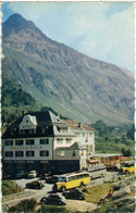 SVIZZERA  SUISSE  GR  MALOJA  BREGAGLIA  Hotel Maloya-Kulm Piz Della Margna  Auto VW Kafer  Postauto Postbus - Bregaglia