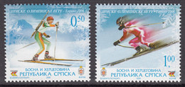 Bosnia Serbia 2006 Winter Olympic Games Turin Italy Sports Skiing Biathlon, Set MNH - Hiver 2006: Torino