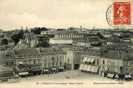Cholet * La Place Travot * Commerce Compagnie Singer * Commerces Magasins - Cholet