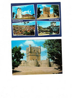 Lot 2 Cpm - Portugal - Bragança - Château - VOITURE - Bragança