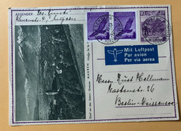 18079 -  Entier Postal Mauren Trisenberg 17.06.1937 Avec Complément Pour Berlin - Entiers Postaux