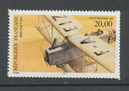Biplan Breguet XIV. PA N°61 20f Multicolore Dentelé 13x13 1/4 YA61 - 1927-1959 Ungebraucht