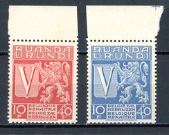 Ruanda - Urundi  148 - 149     XX   ---    TTB - 1924-44: Nuevos