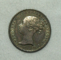 Silber/Silver Großbritannien/Great Britain Victoria Young Head, 1838, 4 Pence UNC - Andere & Zonder Classificatie