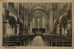 Moerdijk (N - Br.) Pensionaat Sacre Coeur - Kapel Interieur 192? - Other & Unclassified