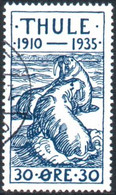 Grönland-Thule  1935  25 Jahre Siedlung Thule  (1 Gest. (used) Kpl. )  Mi: 4 (3 EUR) - Thulé