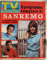 SORRISI E CANZONI TV 4 1966 Françoise Hardy Pat Boone Yardbirds Edy Marandi Bobby Vinton Festival Di Sanremo - Télévision