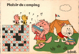 Barberousse Chat Cat Gatto Bird Oiseau Uccello - Série Les Mots-Croisés Plaisir Du Camping N° 410 En B.Etat - Barberousse