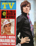 SORRISI E CANZONI TV 15 1969 Mal Mariolina Cannuli Robert Ryan Luciana Paluzzi Paolo Mengoli Alberto Lupo Eddy Merckx - Televisie