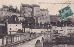 PESMES               LE CHATEAU ET PONT SUR L OGNON - Pesmes