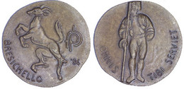 01451 GETTONE TOKEN JETON LOCAL BRESICHELLO FESTE MEDIEVALI BRISIGHELLA 1994 FORLì EMILIA ROMAGNA - Other & Unclassified