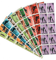 14212 DEALER STOCK SAN MARINO 1962 MNH Modern Hunting Caccia 10v (X 10 SETS) - Colecciones & Series