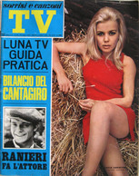 SORRISI E CANZONI TV 29 1969 Katia Christina Beba Loncar Adriano Celentano Iva Zanicchi Walter Chiari Luciano Salce - Television