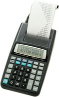 CALCOLATRICE CITIZEN CX- 77BIII 12 Digit Orinting Calculator CON ALIMENTATORE E 9 ROTOLINI CARTA - Autres & Non Classés