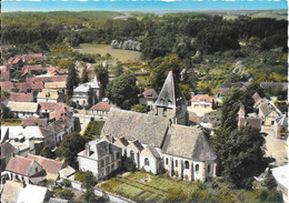 EN AVION AU DESSUS DE..VILLEMEUX (Eure Et Loir) L'Eglise - Villemeux-sur-Eure