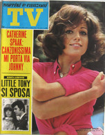 SORRISI E CANZONI TV 43 1969 Catherine Spaak Maurizio Bobby Solo Georges Moustaki Don Backy Herbert Pagani - Televisione