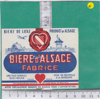 B30 BIERE ALSACE FABRICE CIGOGNES - Beer