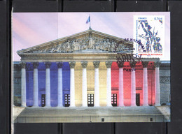 2015 " ASSEMBLEE NATIONALE / LIBERTE EGALITE FRATERNITE " Sur Carte Maximum N° YT 4978 Parfait état. CM - 2010-2019