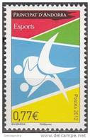 Andorre Français 2012 Yvert 726 Neuf ** Cote (2017) 2.40 Euro Sport Judo - Unused Stamps