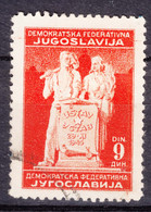 Yugoslavia Republic, Post-War Constitution 1945 Mi#489 II Used - Oblitérés