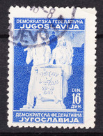 Yugoslavia Republic, Post-War Constitution 1945 Mi#490 II Used - Used Stamps