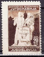Yugoslavia Republic, Post-War Constitution 1945 Mi#491 I Used - Used Stamps