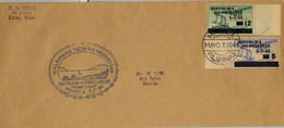 1944 PHILIPPINES , MANILA - SOBRE CIRCULADO , YV. AÉREOS 1 , 2 , SOBRECARGADOS - Philippines