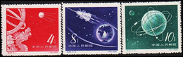 1958. CHINA. Sputnik Complete Set As Issued Without Gum.  - JF519440 - Nuovi