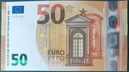 50 EURO SPAIN 2017 DRAGHI V018E4 VB SC FDS UNCIRCULATED  PERFECT - 50 Euro