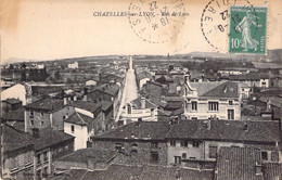 CPA Chazelles Sur Lyon - Rue De Lyon - 1922 - Envoyé à Tarare - Sonstige & Ohne Zuordnung