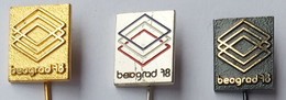 1978 World Boxing Championship Belgrade Serbia Box  3 Pieces PIN A6/9 - Boxen