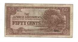 *malaya Japanees Occupation 50  Cents 1942 - Malaysia