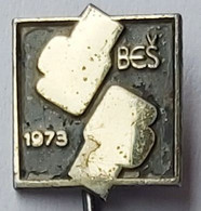 BES 1973, European Boxing Championship Belgrade Yugoslavia Serbia Box  3 Pieces PIN A6/9 - Boxing