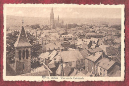 Arlon - Vue Vers La Catéhdrale Used AVEC DEUX TIMBRES - Aarlen